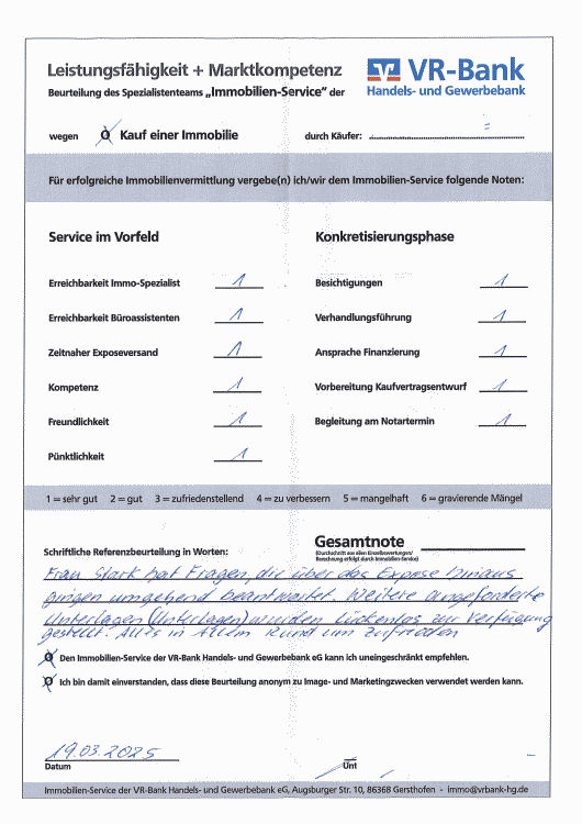 Bild Kundenfeedback