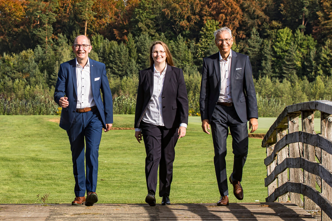 Die drei Vorstände der VBAO