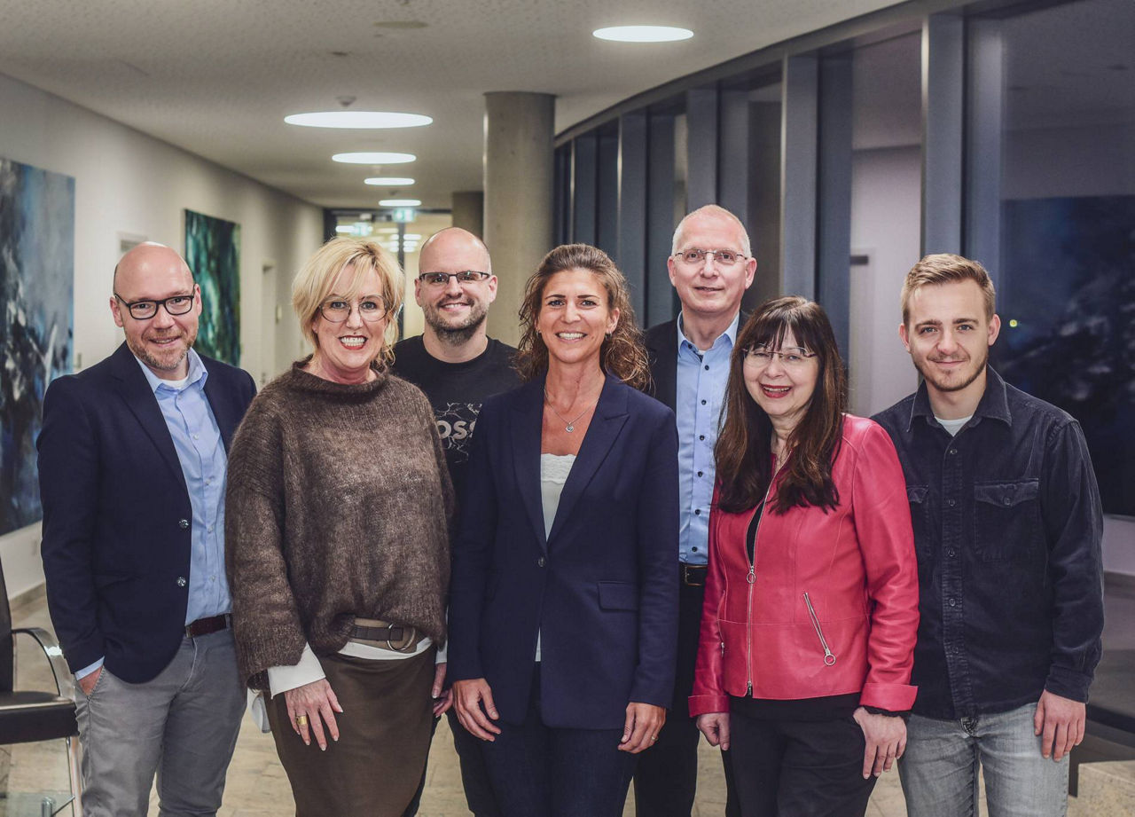 Gruppenfoto der Teilnehmer Zukunftswerkstatt zum Thema: Die Klever Innenstadt hat eine neue Hoffnungsträgerin