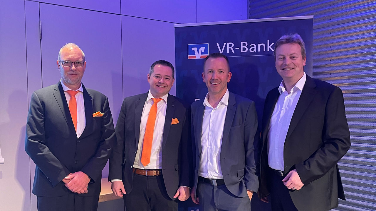 v.l.n.r.: Jörg Jonas, Sebastian Zinner, Thorsten Pfeiffer, Michael Kopmann