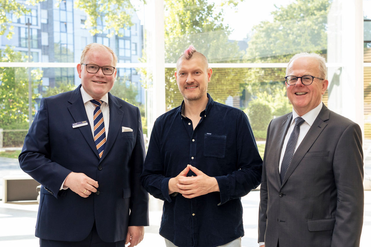 Dr. Güllmann, Sascha Lobo und Ludger Krösmann