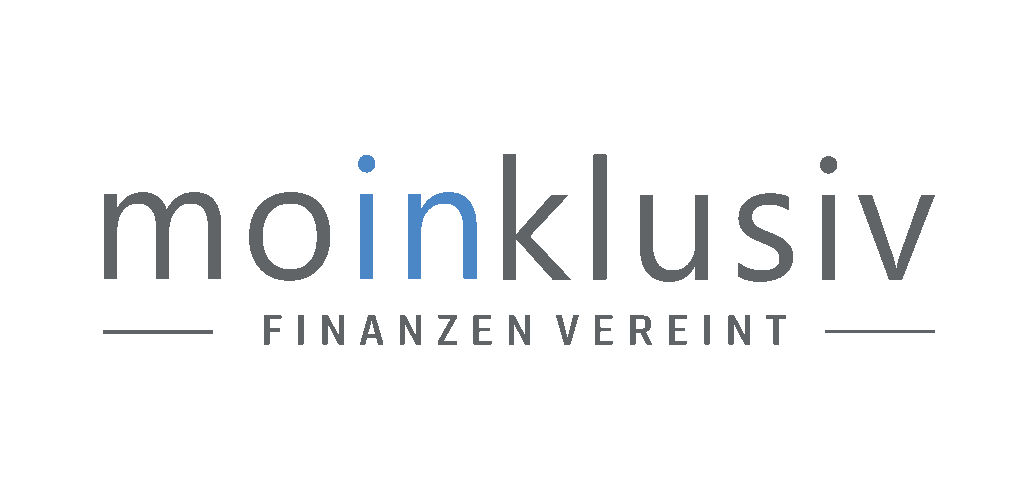 Logo moinklusiv: Finanzen vereint