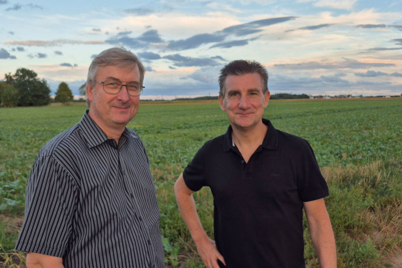 Bildunterschrift: Der Vorsitz des Spendenbeirats: Ulrich Knobloch & Olaf Moll