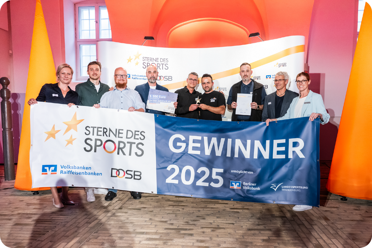 Siegerfoto mit dem SSV Hohen Neuendorf e.V.