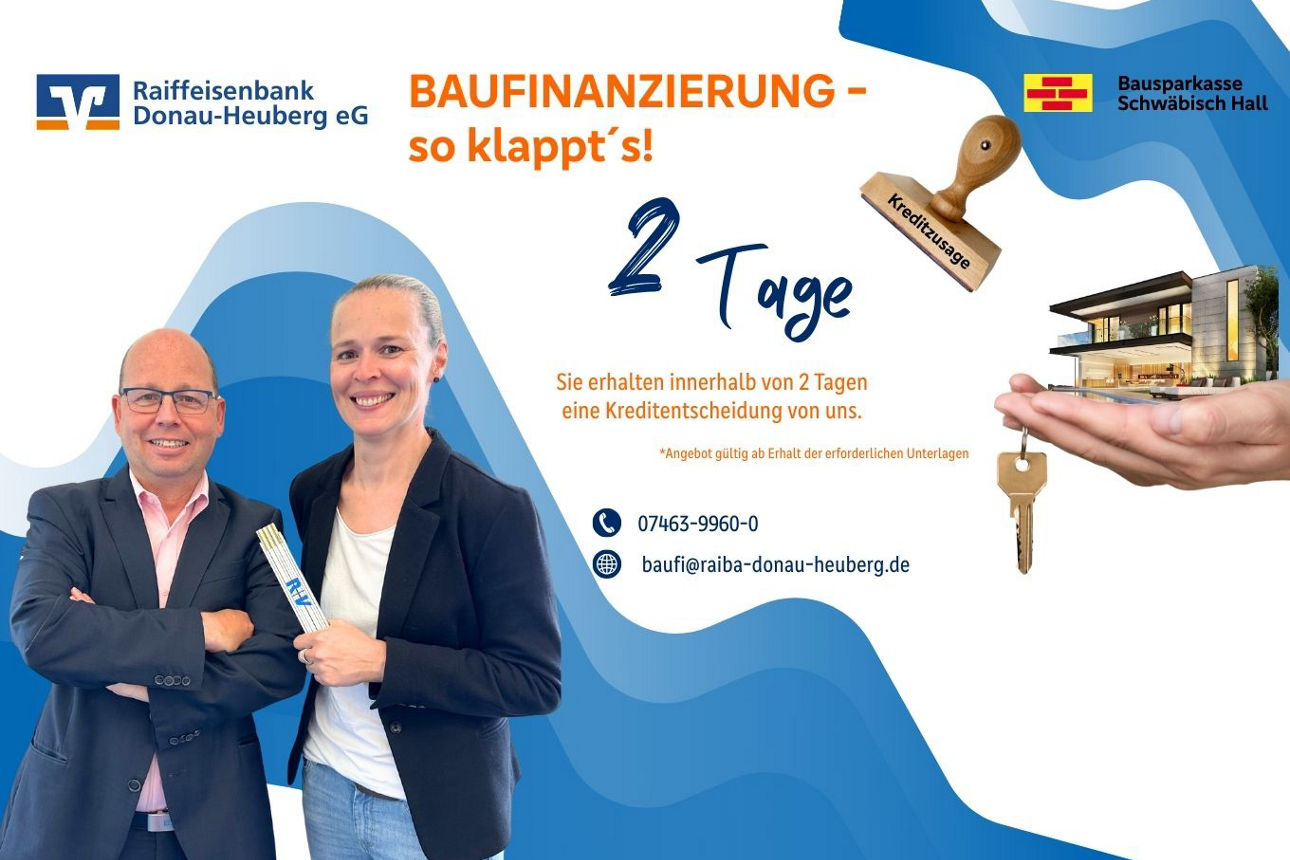 2-Tage Versprechen Baufinanzierung