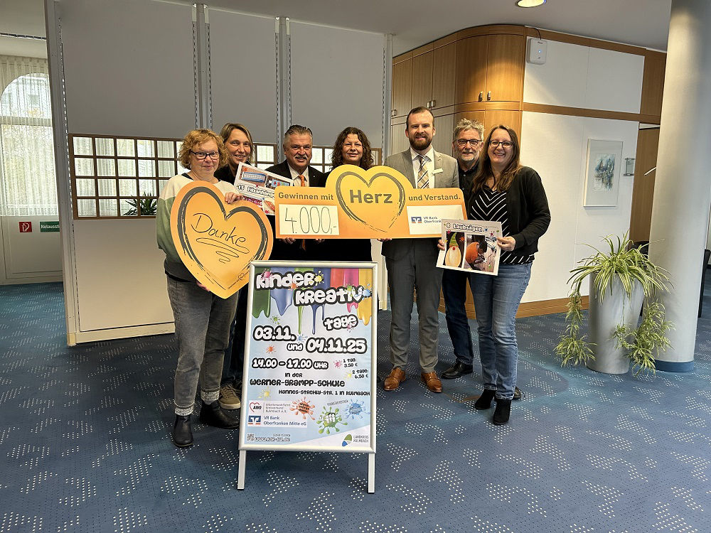 Spendenübergabe an den Kreisjugendring Kulmbach