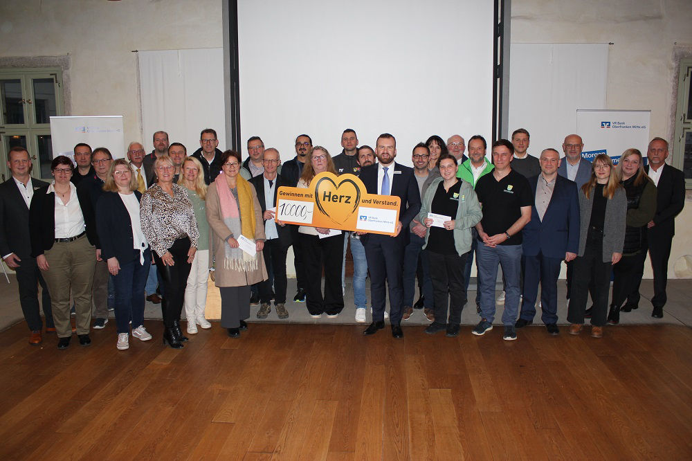 Spendenübergabe an Vereine und gemeinnützige Institutionen aus dem Landkreis Kronach