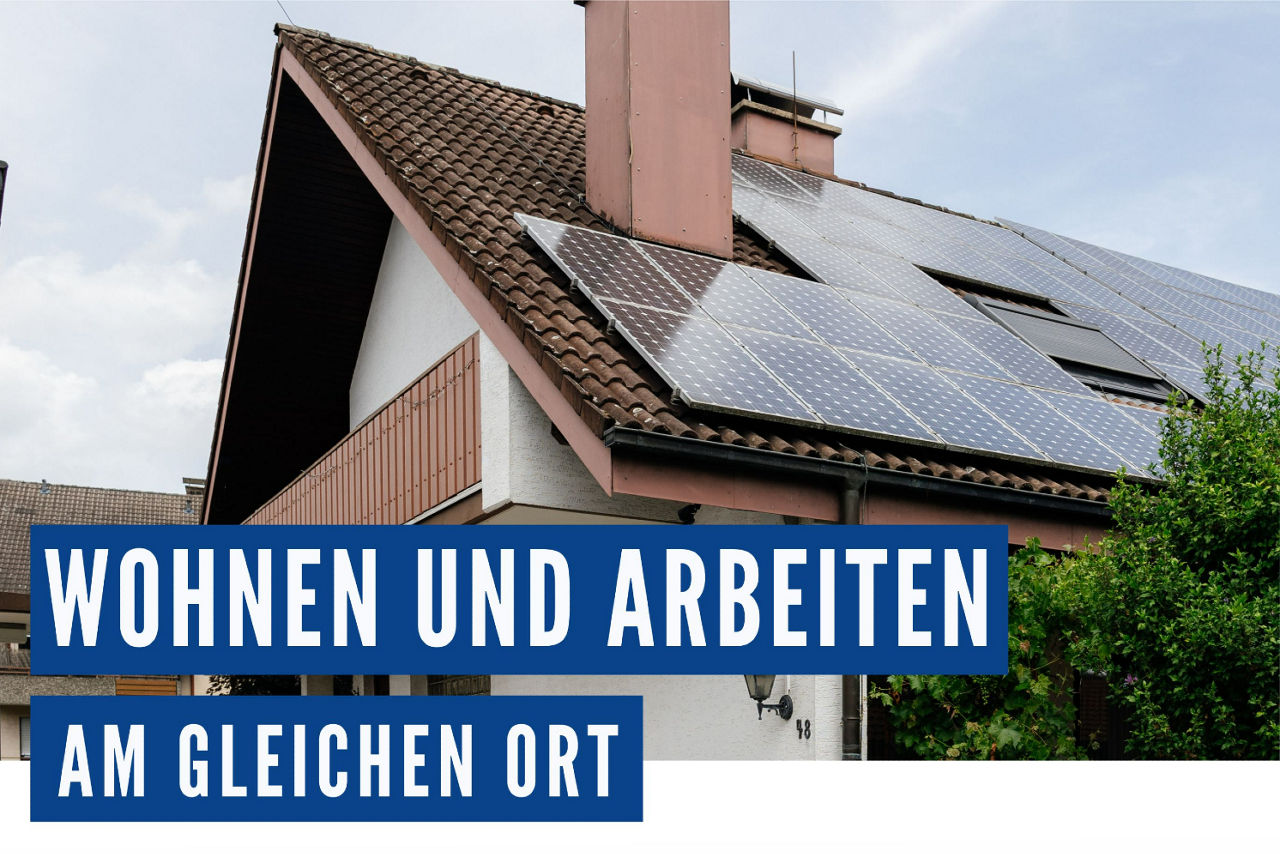 Wohnen und arbeiten