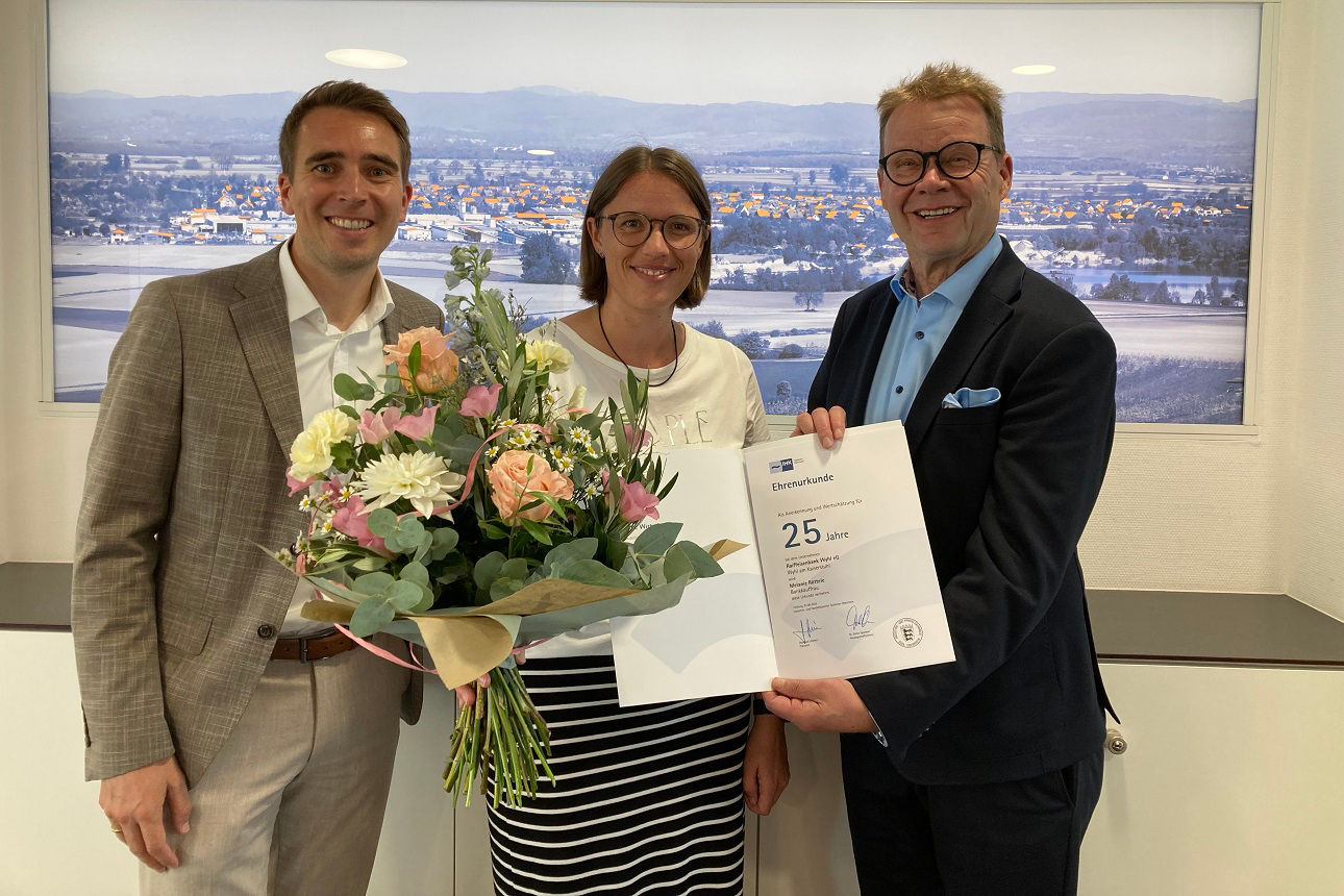 25-jähriges Betriebsjubiläum Melanie Röttele