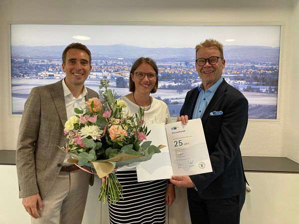 25-jähriges Betriebsjubiläum Melanie Röttele