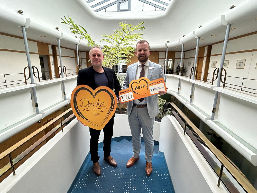 Spendenübergabe für die Gesamtkirchengemeinde Frankenwald