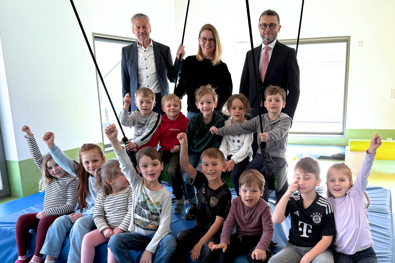 Spendenübergabe im Kindergarten St. Nepomuk in Breitenbrunn