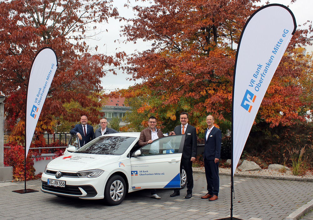 Übergabe VRmobil an das Bayerische Rote Kreuz Kreisverband Kronach
