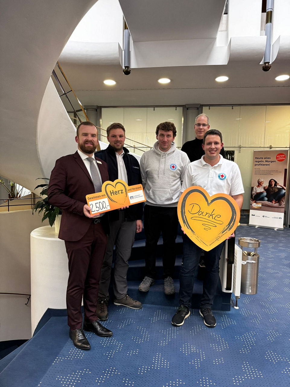 Spendenübergabe für die Wasserwacht Ortsgruppe Kulmbach