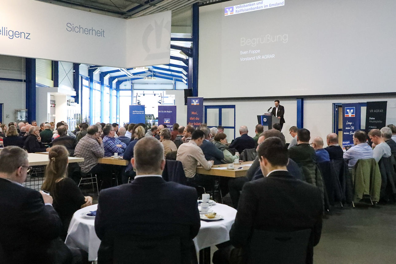 Sven Foppe eröffnete den Tag der Landwirtschaft.