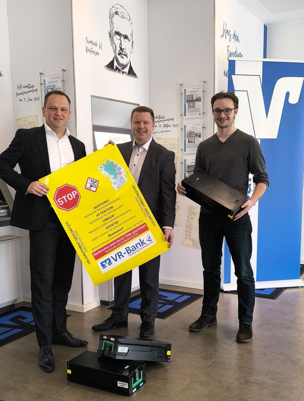 VR-Bank schützt Geldautomaten mit neuer Sicherheitstechnik