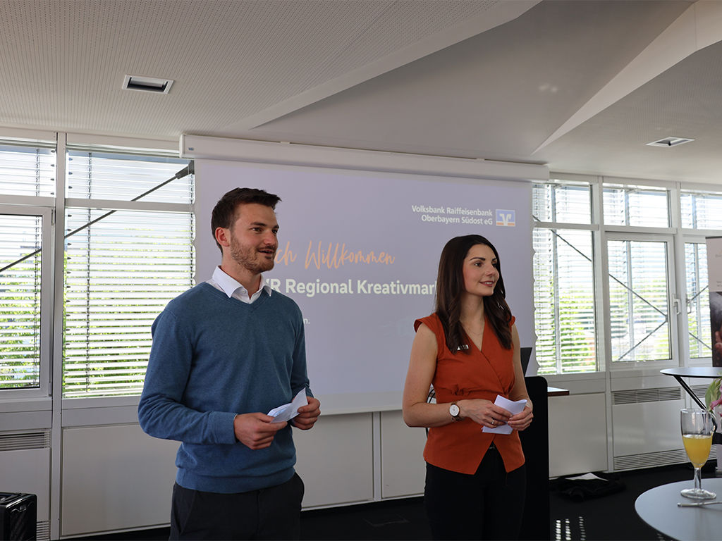 Das Organisationsteam Tobias Nitzinger und Barbara Frank