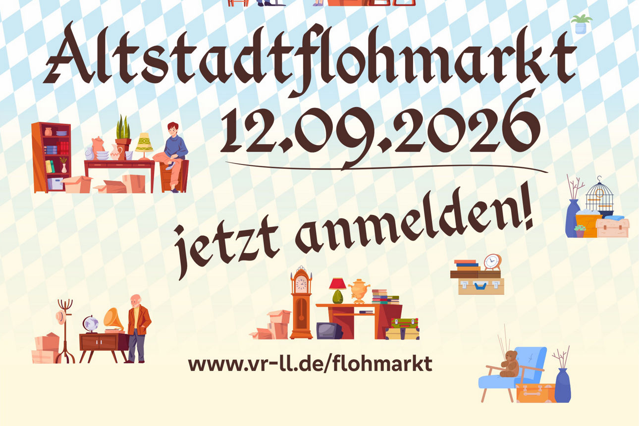 Jetzt anmelden zum 3. Altstadtflohmarkt.