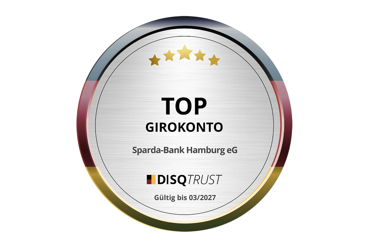 Logo Testsieger DisqTrust Top Girokonto 2026