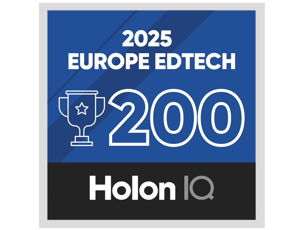 Siegel mit der Aufschrift: 2025 Europe Edtech - 200 - Holon IQ