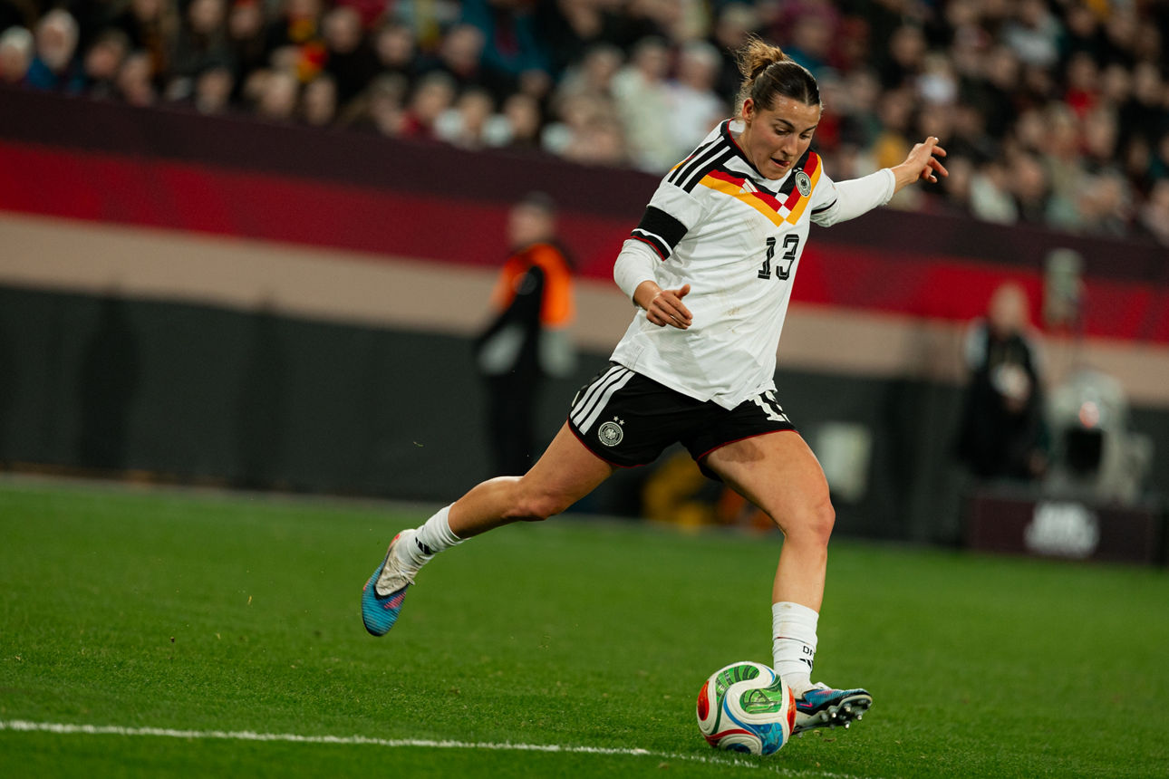 DFB Frauen-Nationalmannschaft, Carlotta Wamser, Foto: Yuliia Perekopaiko/DFB