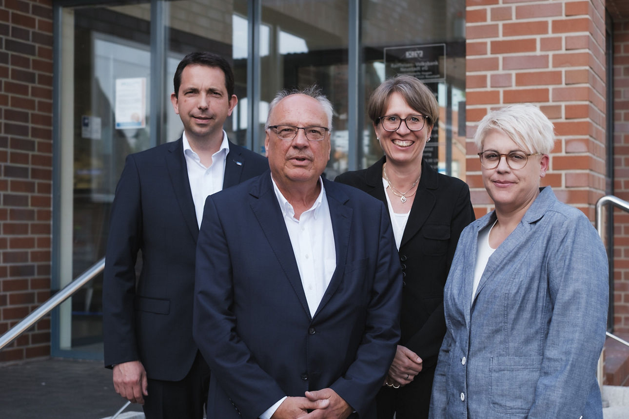 Bild mit Markus Heumann, Werner Kerl, Nadine Papenhausen, Birte Backhaus