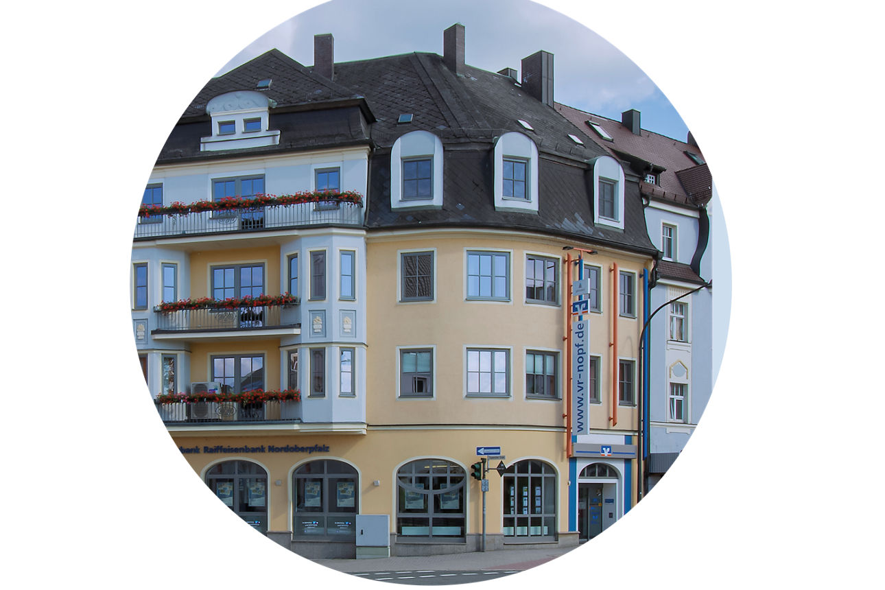 Aussenansicht Geschäftsstelle Weiden, Johannisstraße