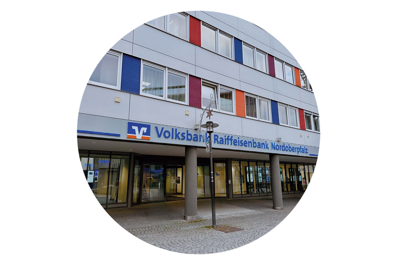 Aussenansicht Geschäftsstelle Weiden, Wörthstraße