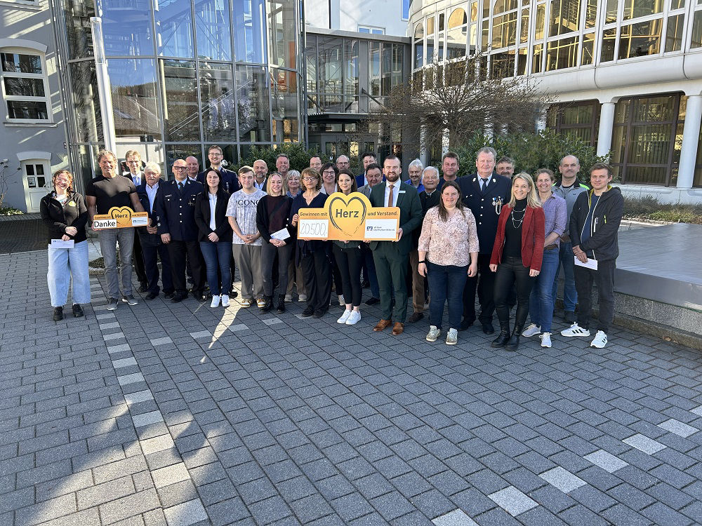 Spendenübergabe an Vereine und gemeinnützige Institutionen aus dem Landkreis Kulmbach