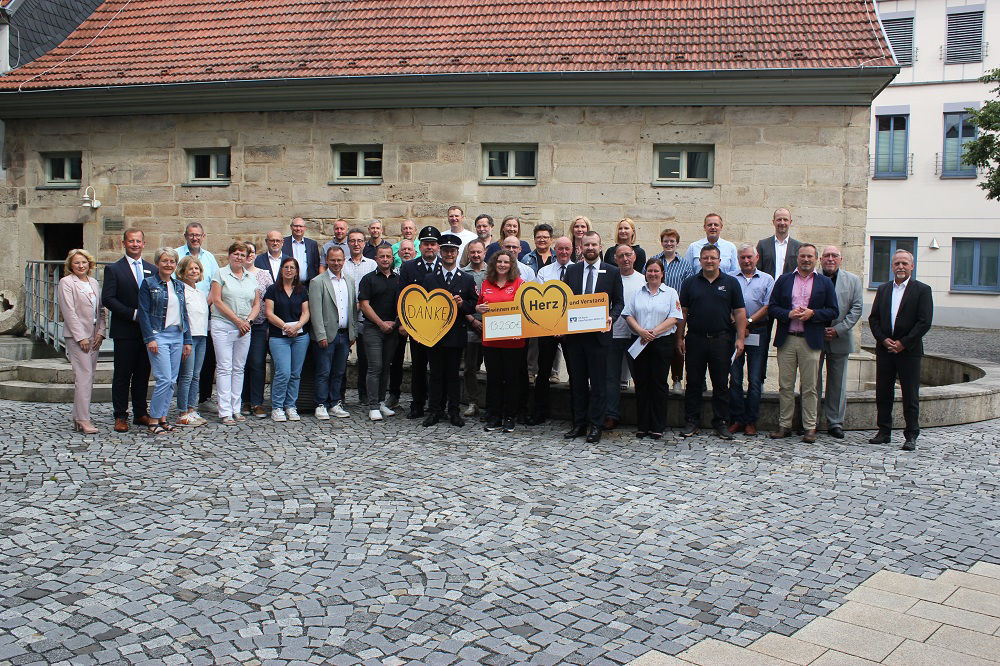 Spendenübergabe an Vereine und gemeinnützige Institutionen aus dem Landkreis Kronach