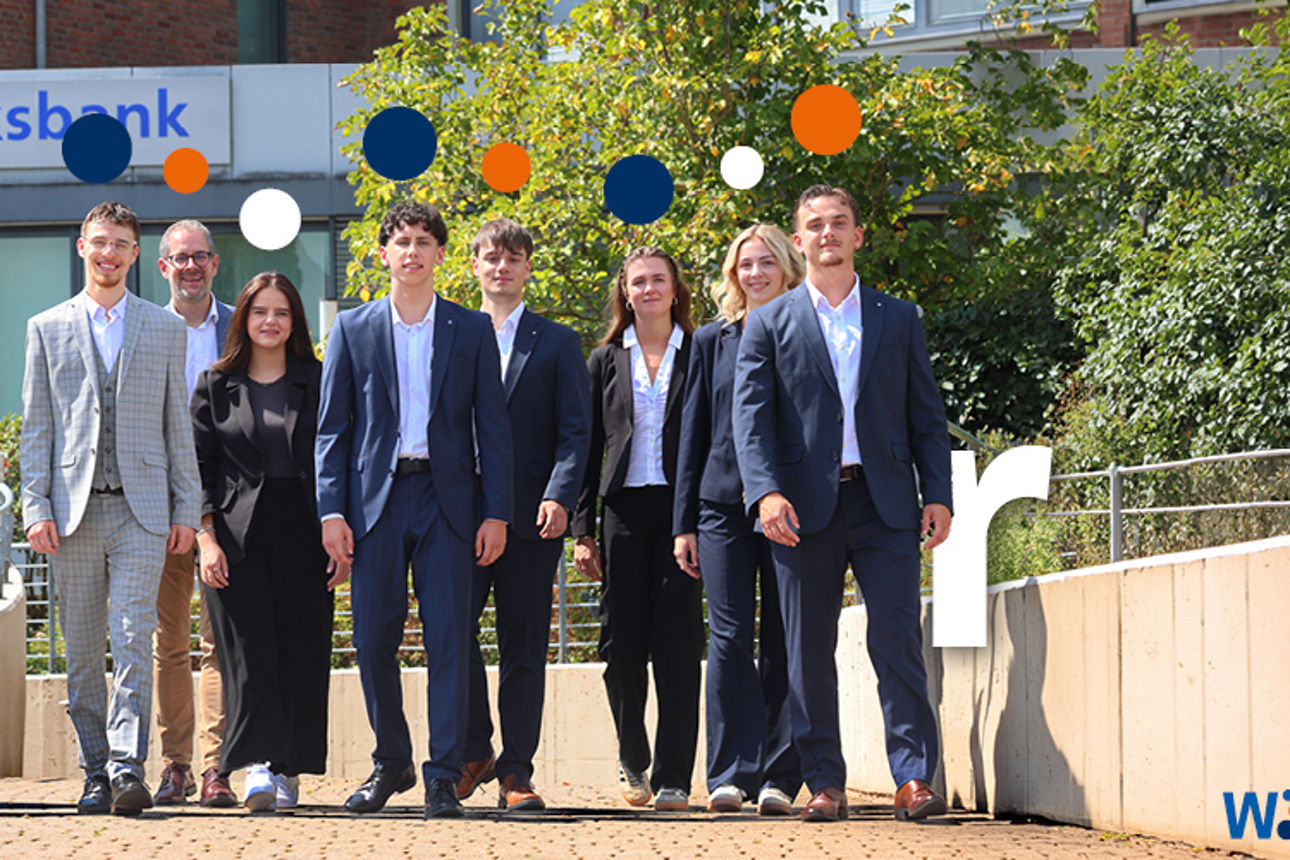 Teamfoto unserer neuen Azubis