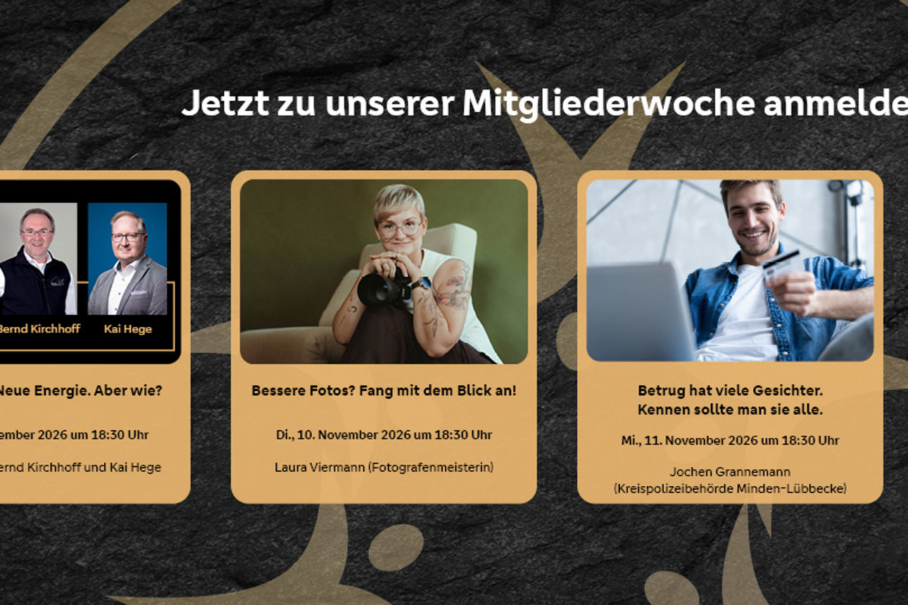 Themen der Mitgliederwoche
