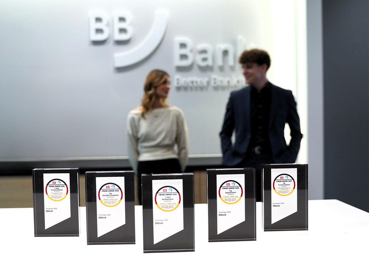 Die BBBank erzielt beim Finanz-Award 2026 mehrere Spitzenplatzierungen