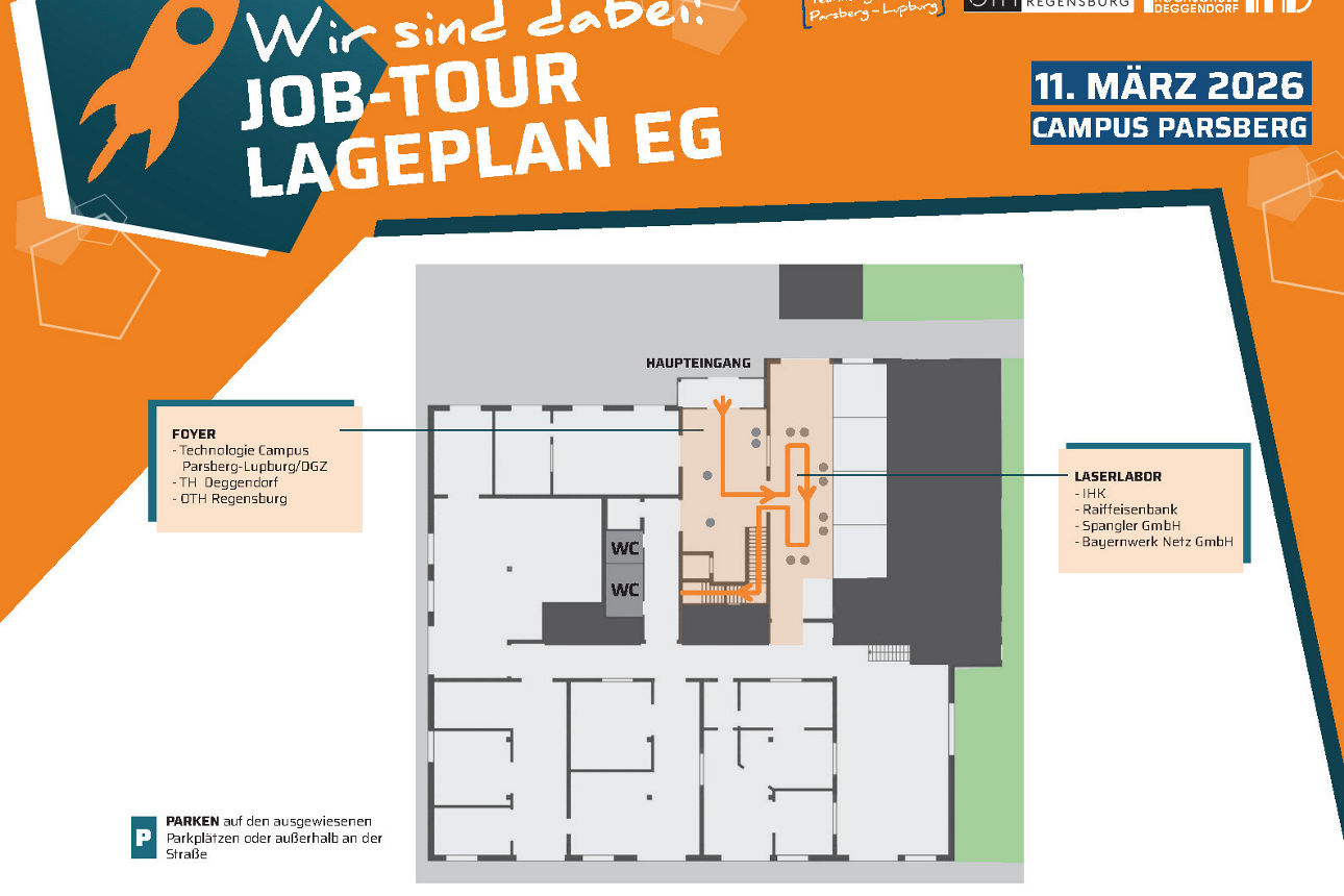 Lageplan der Berufs- und Ausbildungsmesse 2026