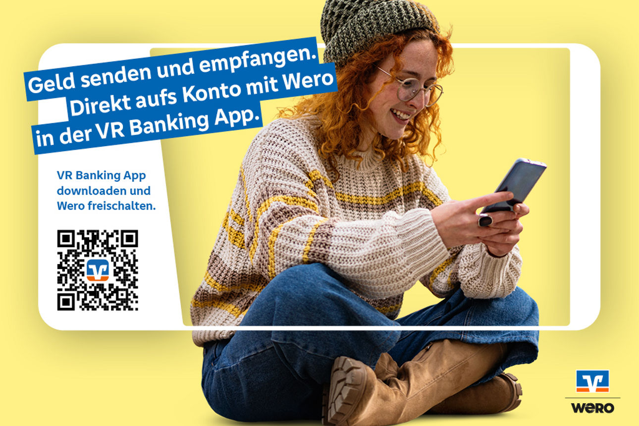 Hinweis auf Wero Geld senden und empfangen