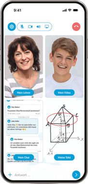 Ansicht der ubiMaster-App auf einem Smartphone