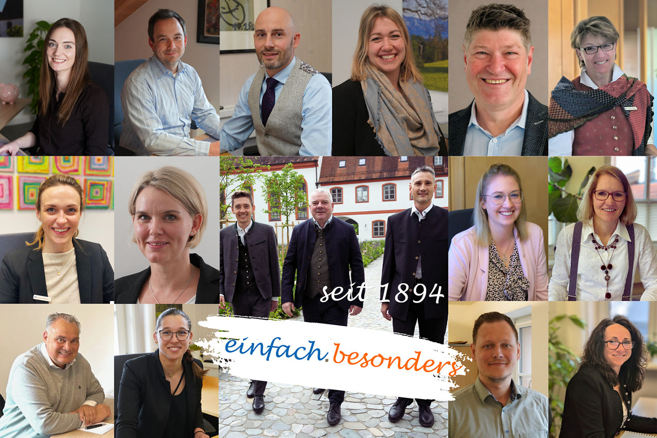 Einzelfotos von Mitarbeitern der Raiffeisenbank Beuerbeg-Eurasburg