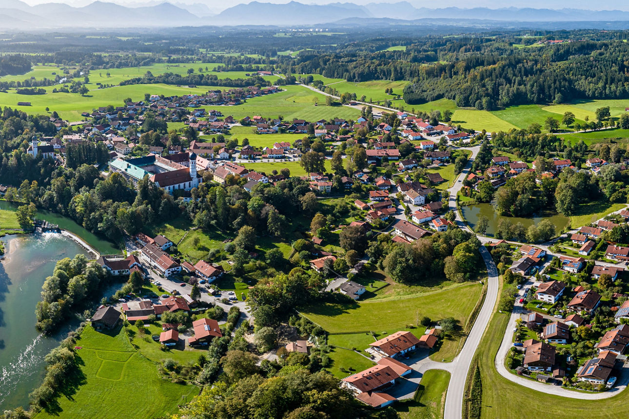 Luftaufnahme Beuerberg