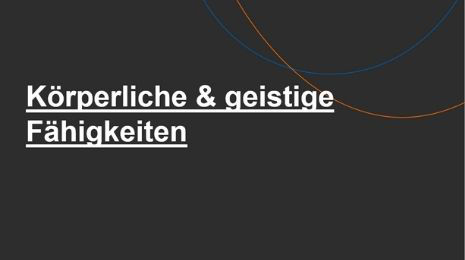 fähigkeiten