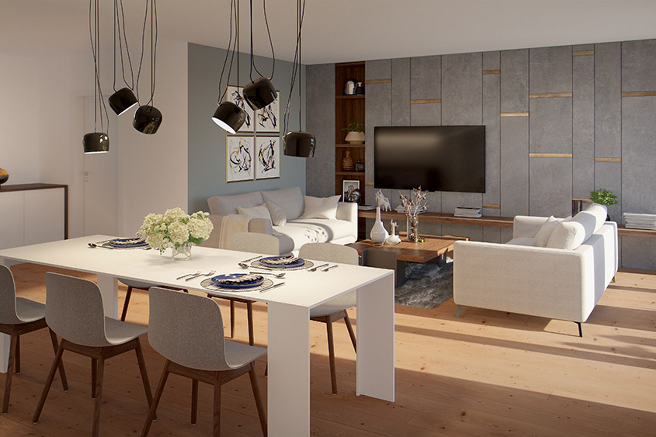 Visualisierung Wohnzimmer