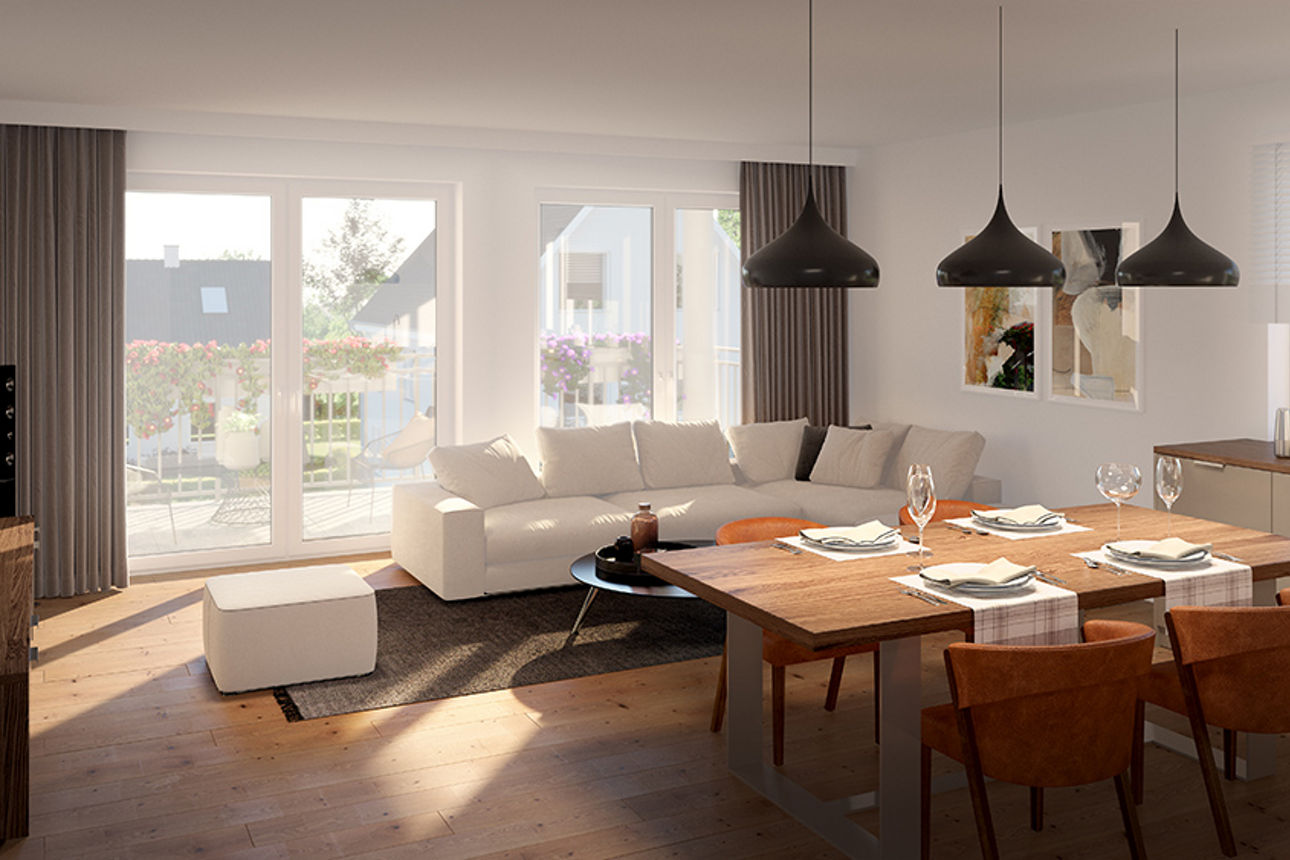 Visualisierung Wohnzimmer