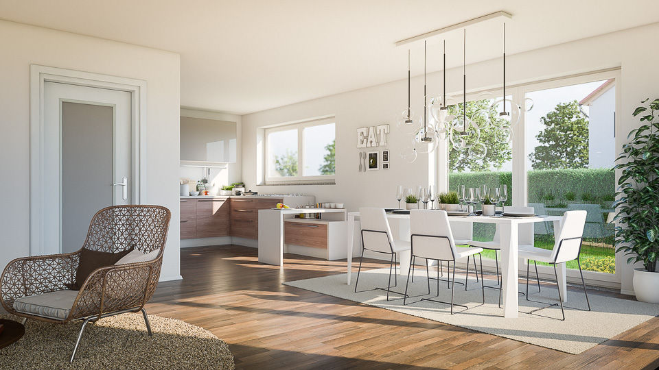 Innenansicht des Essbereiches zum Schätzen