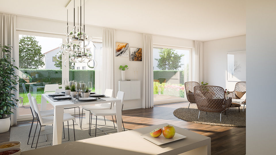 Innenansicht des Wohnbereiches zum Schätzen