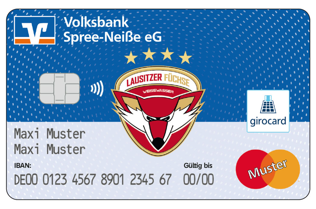 Füchse-girocard (Debitkarte)