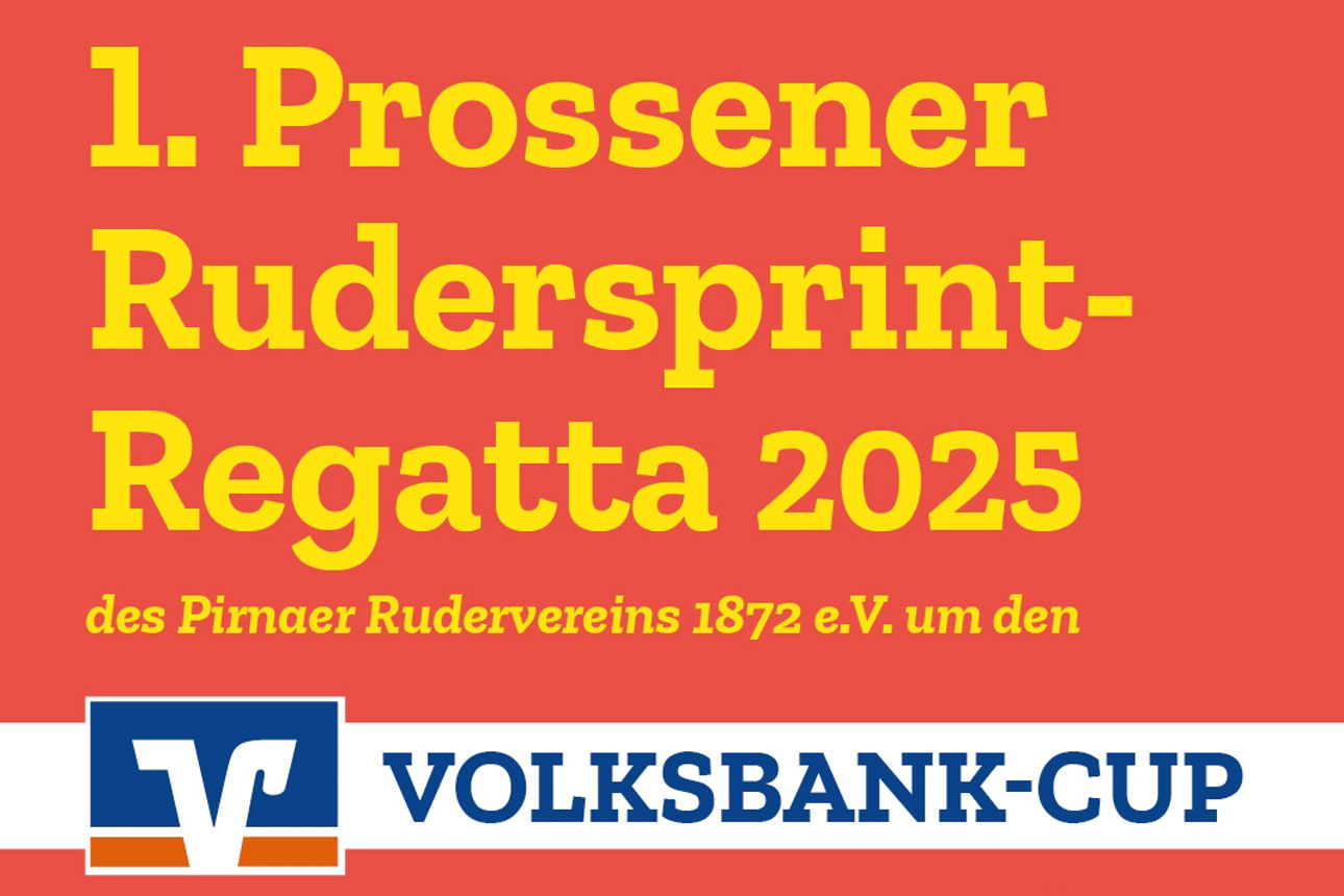 Plakat 1. Prossener Rudersprintregatta - 12.07.2025