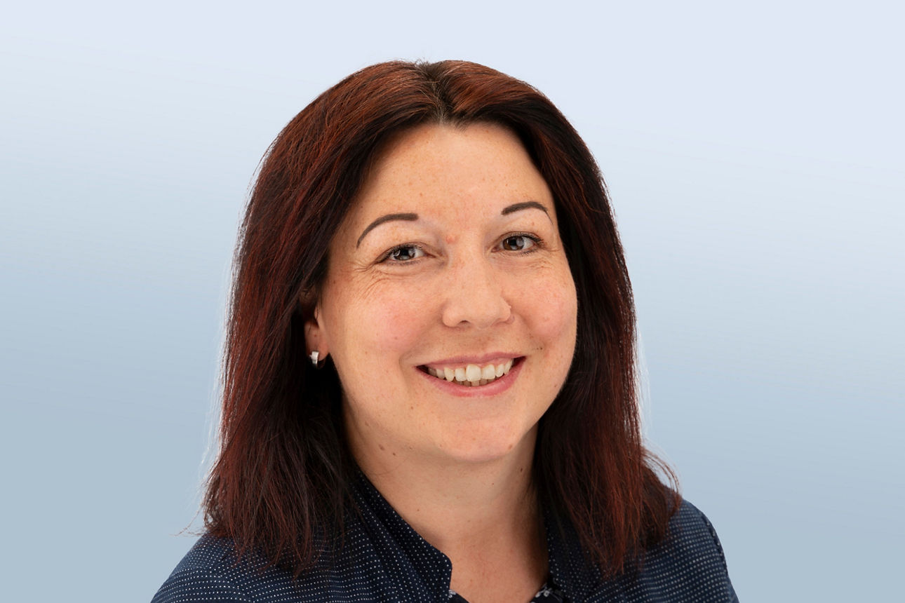 Portrait Nicole Schäflein - Leiterin und Prokuristin der Niederlassung Falkenring in Schweinfurt
