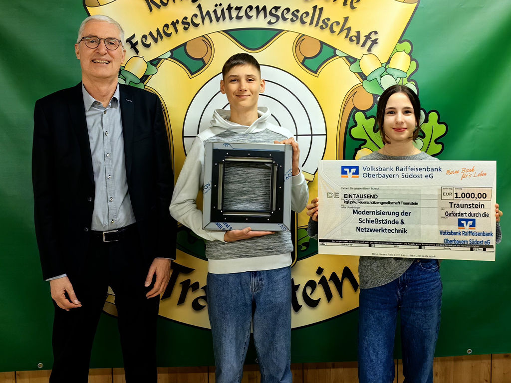 Unterstützung der Feuerschützengesellschaft Traunstein