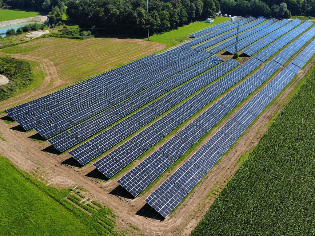 Die PV-Anlage in Mitterfelden