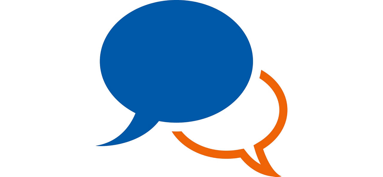 Piktogramm Sprechblasen