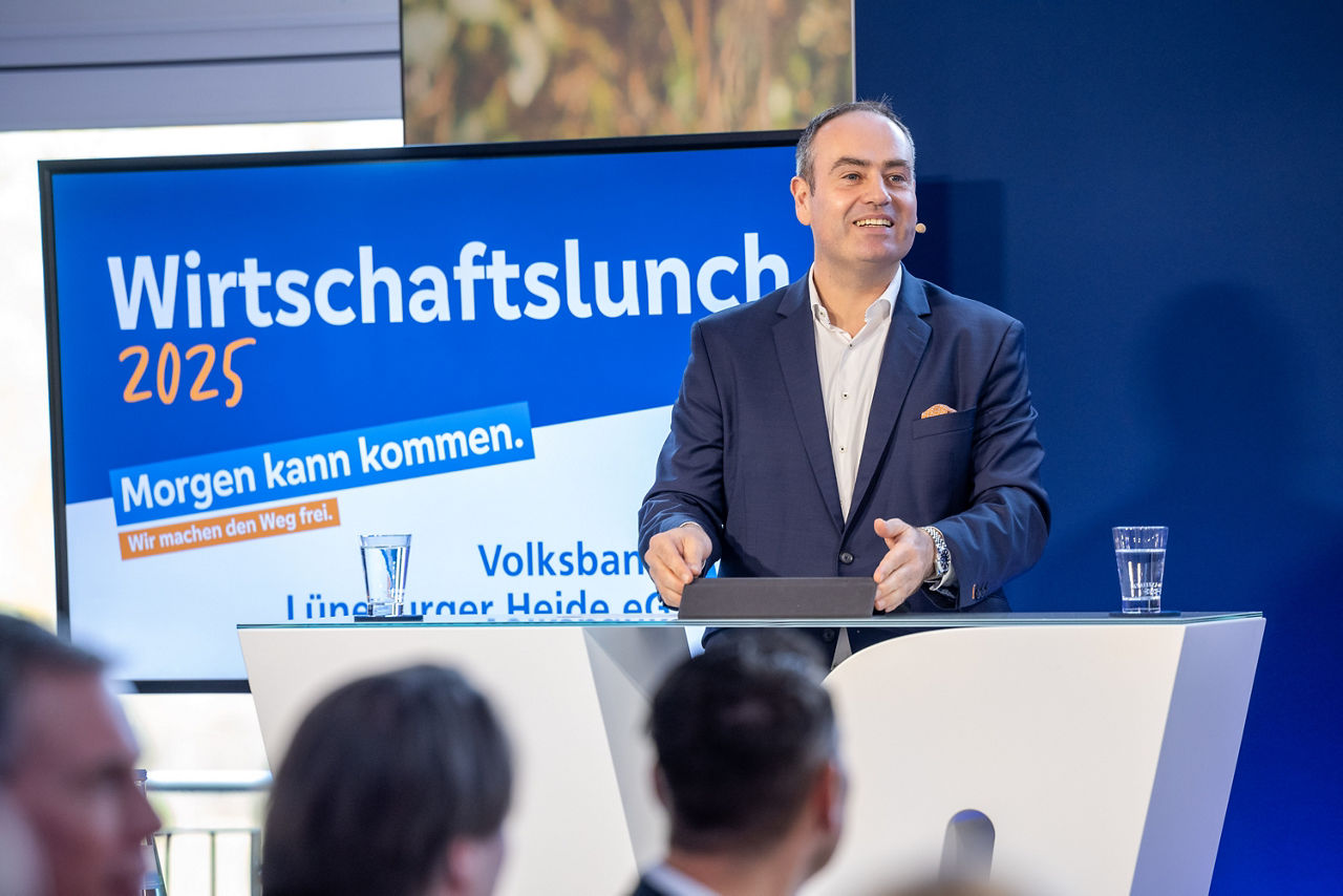 Ulrich Stock beim Wirtschaftslunch 2025
